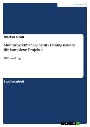 Multiprojektmanagement - Lösungsansätze für komplexe Projekte